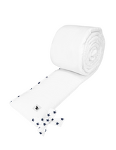 Protector para Cuna Blanco con Detalle Marino