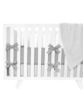 Juego para Cuna - 3 piezas - Chevron Gris