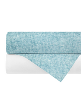 Set de 2 Sábanas de Cajón para Colecho (70x100) - Percal Azul Mar