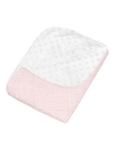 Cobija para Cama Cuna Percal Rosa