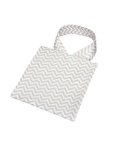 Cubre Lactancia Chevron Gris
