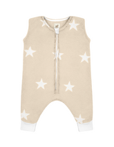 Saquito para Dormir para bebés con abertura para pies - Estrellas Beige
