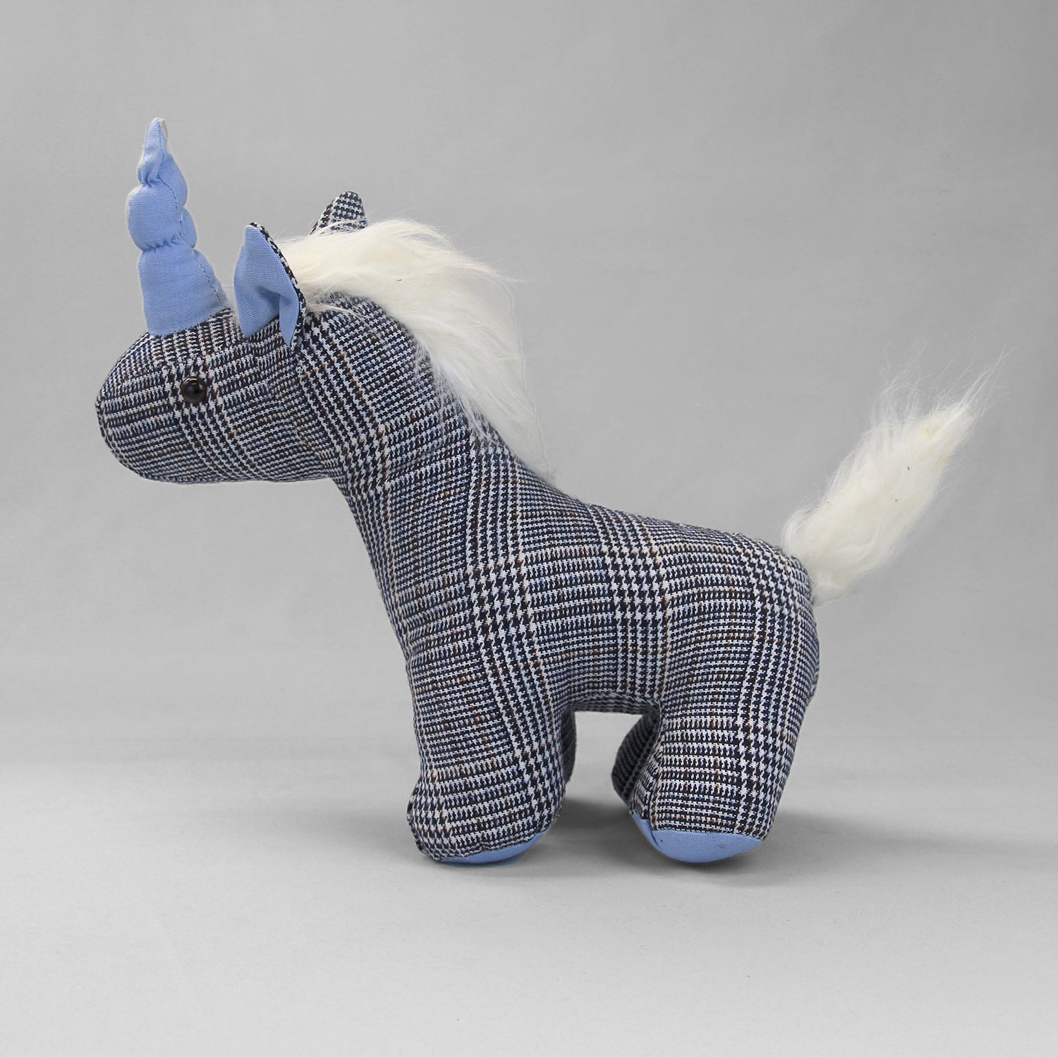 Muñeco de Tela - Unicornio - Azul