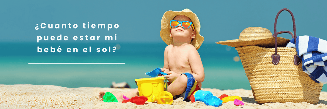¿Cuánto tiempo puede estar mi bebé en el sol?