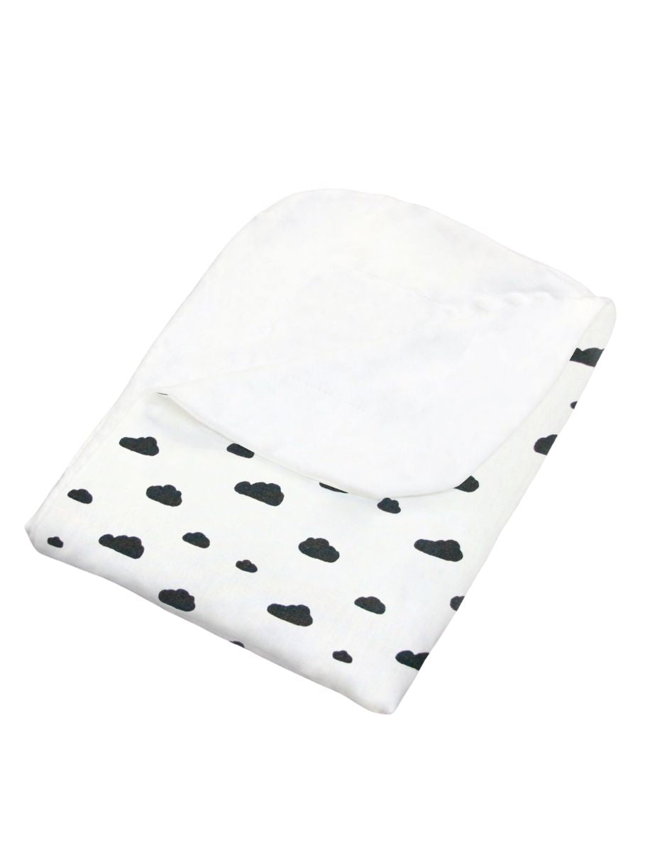 Juego para Cuna - con sábanas 100% Algodón - Nubecitas