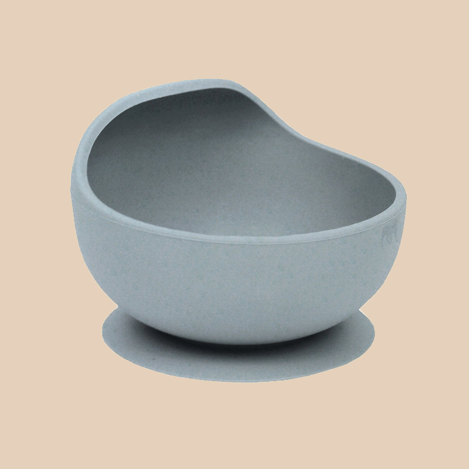 Bowl de Silicón Adherible con Succión - Azul