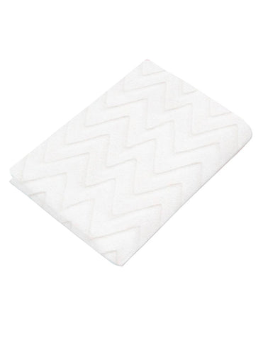 Sábana de Cajón Calientita para Mini Colecho (50x90)- Zig Zag Blanco