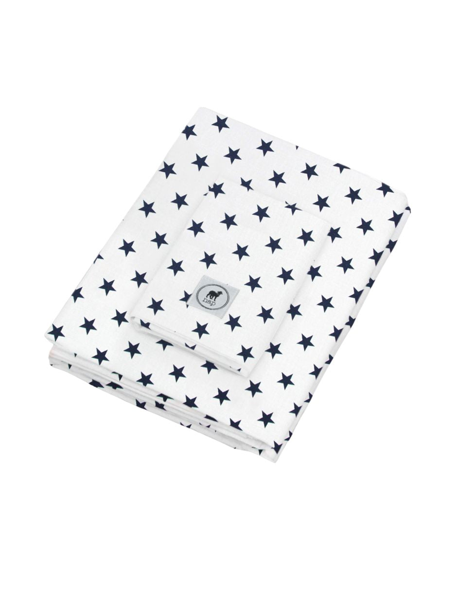 Juego de Sábanas para Cuna Estrellas - 3 piezas