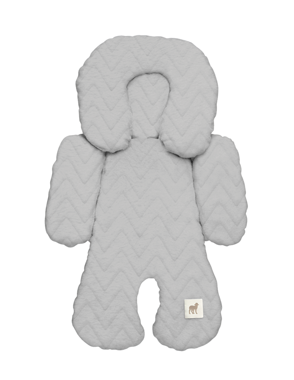 Cojín Posicionador para Porta Bebé Zig Zag Gris