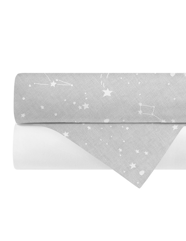 Set de 2 Sábanas de Cajón para Mini Colecho (50x90) - Constelaciones