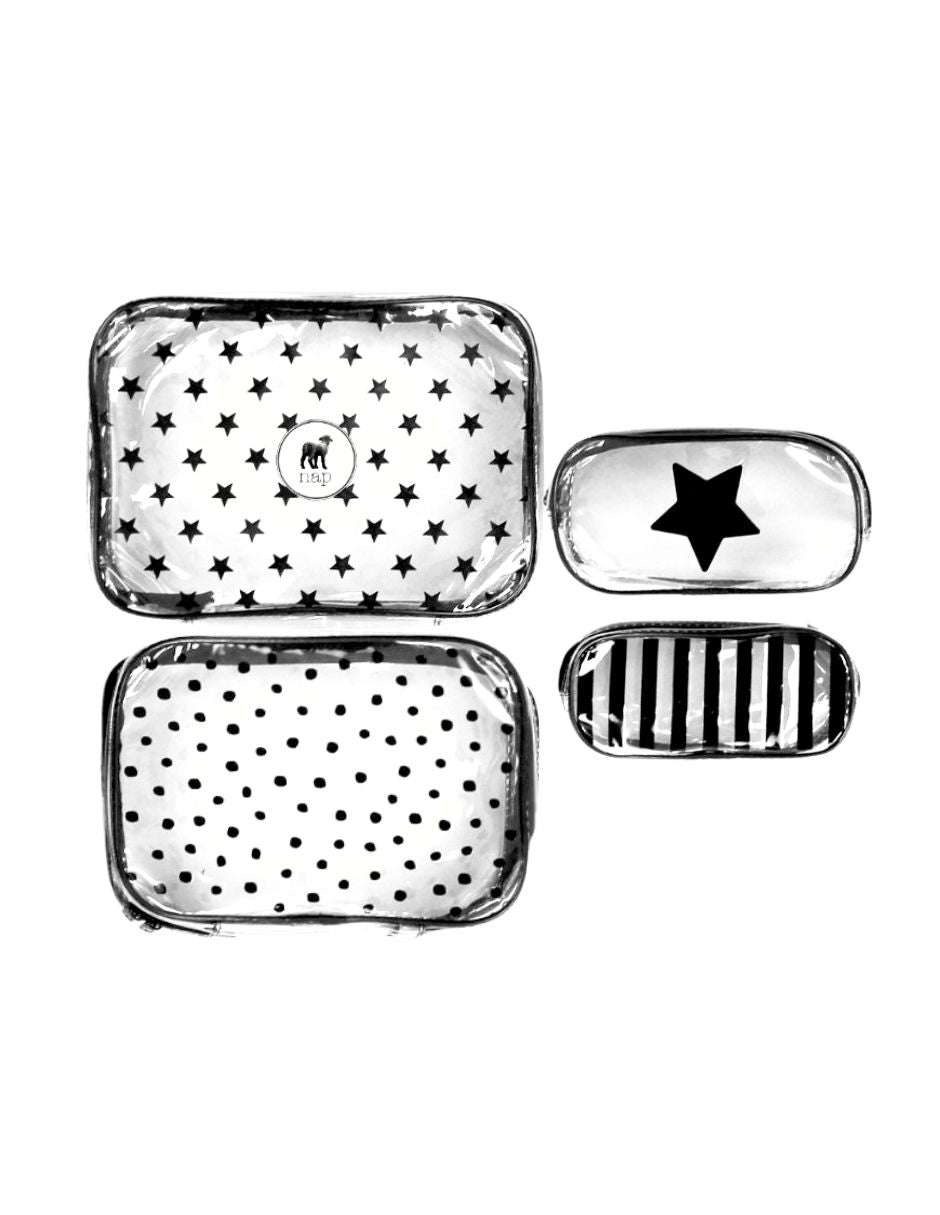 Set de 4 Estuches de Viaje para Bebé