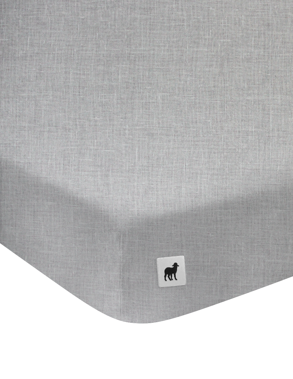 Sábana de Cajón para Colecho/Corral (74x110) - Gris