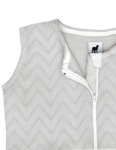 Saquito para Dormir para Bebés (0 - 6 meses) - Zig Zag Gris Perla