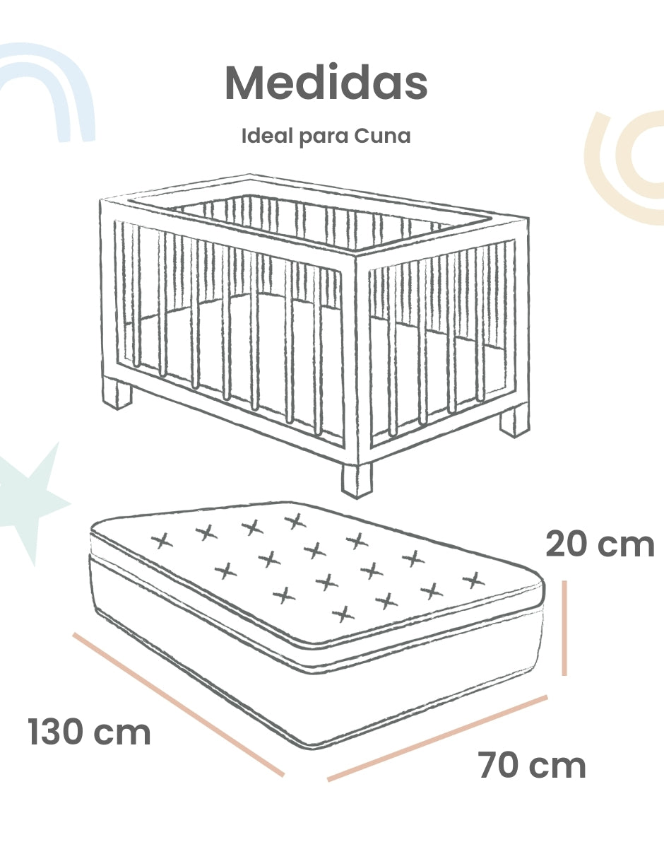 Sábana de Cajón para Cuna Súper Suave - Manchitas