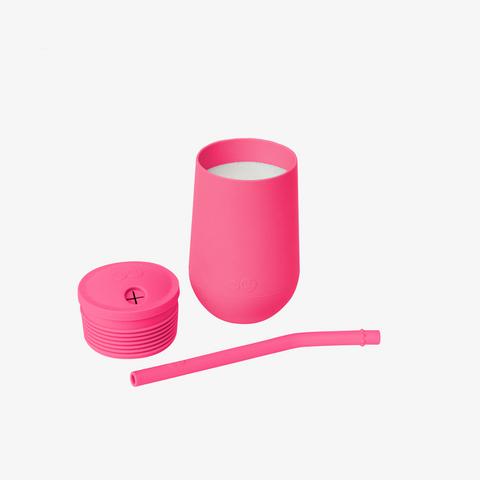 EZPZ Vaso con Popote Happy Rosa