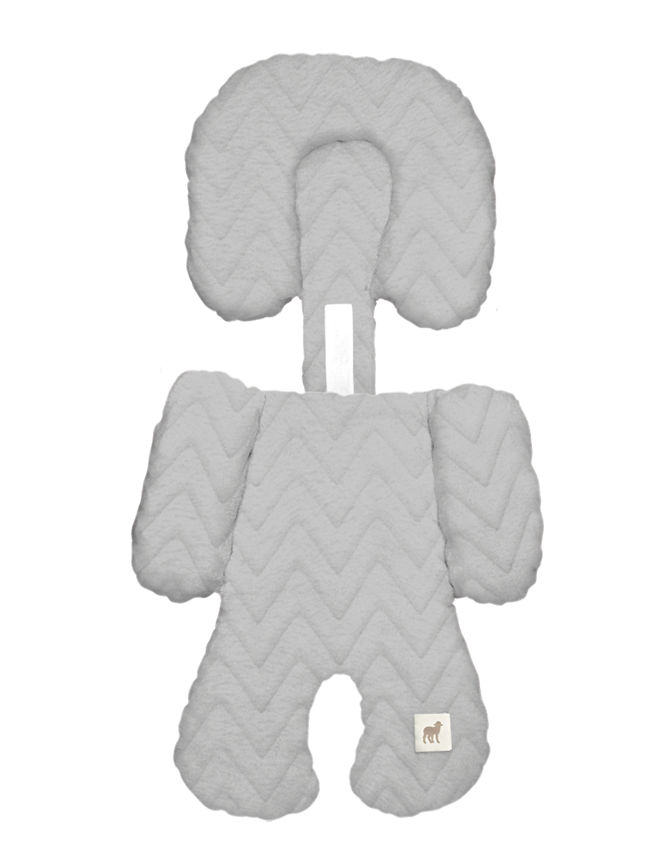 Cojín Posicionador para Porta Bebé Zig Zag Gris