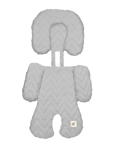 Cojín Posicionador para Porta Bebé Zig Zag Gris