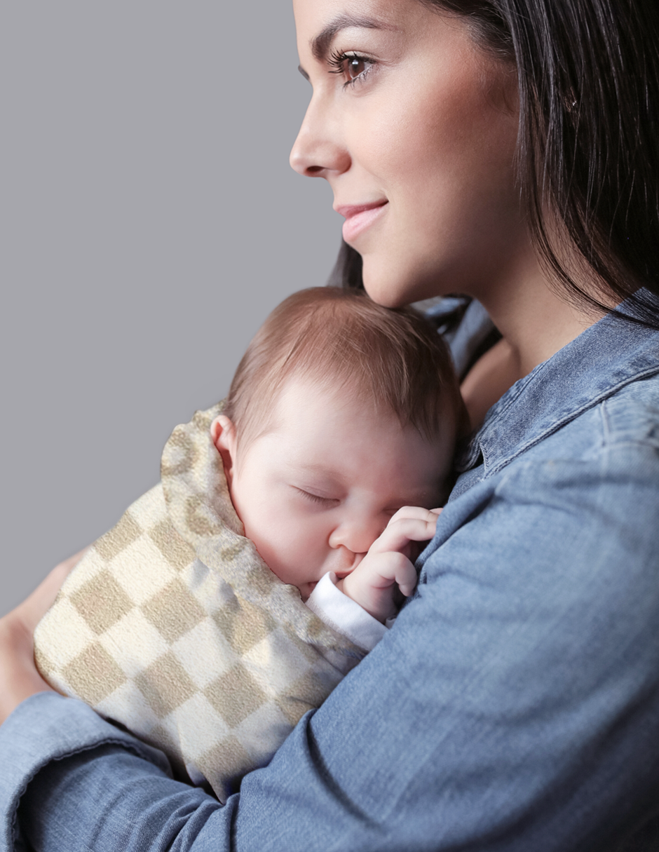 Cobijita para Bebé Súper Suave - Manchitas / Cuadritos