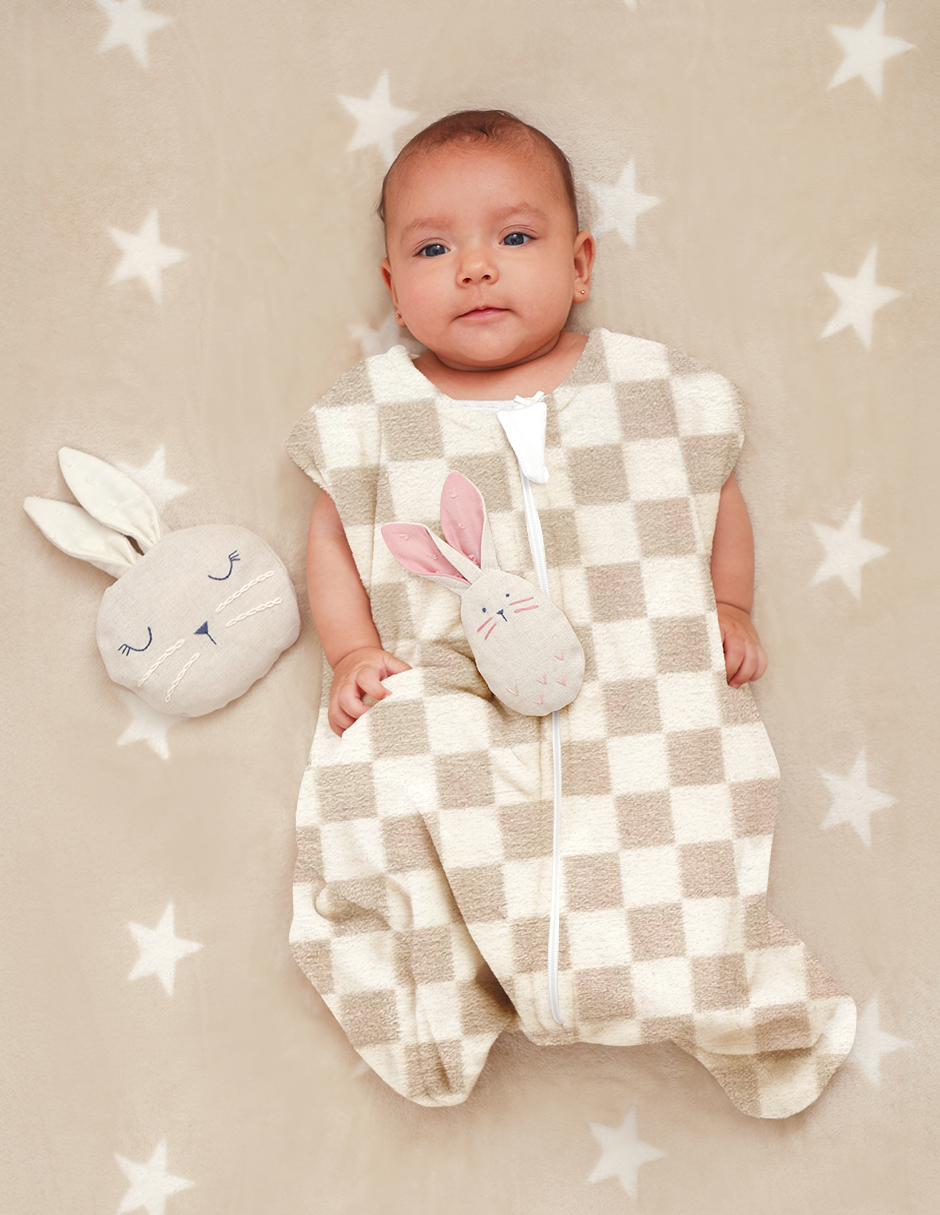 Saquito para Dormir para Bebés (0 - 6 meses) - Cuadritos