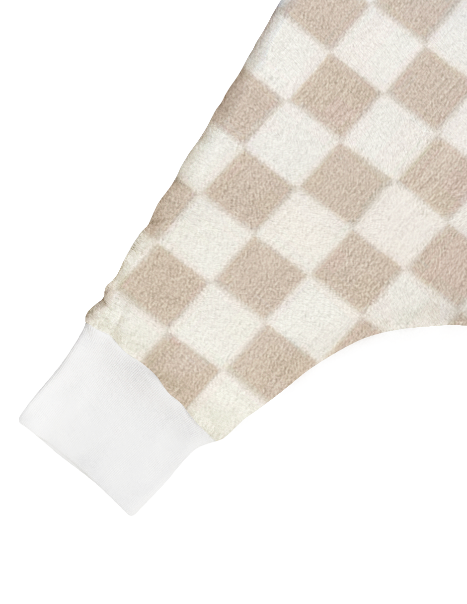 Saquito para Dormir para bebés con abertura para pies - Cuadritos