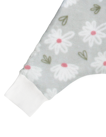 Saquito para Dormir para bebés con abertura para pies - Florecitas