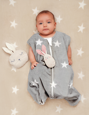 Saquito para Dormir para Bebés (0 - 6 meses) - Estrellas Oxford