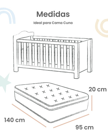 Sábana de Cajón para Cama Cuna Súper Suave - Manchitas