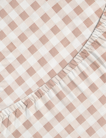 Set de 2 Sábanas de Cajón para Cama Cuna - Gingham