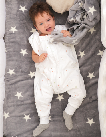 Saquito para Dormir para bebés con abertura para pies - Estrellitas Terra