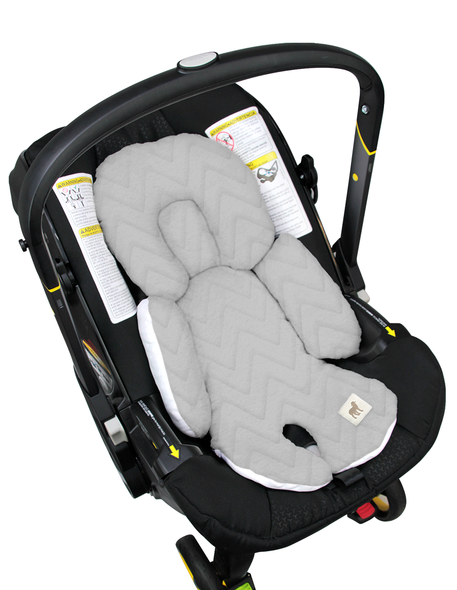 Cojín Posicionador para Porta Bebé Zig Zag Gris