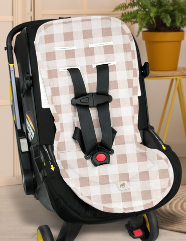 Cubre Carreola Gingham