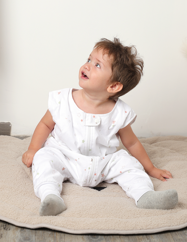 Saquito para Dormir para bebés con abertura para pies - Estrellitas Terra