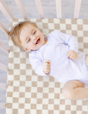 Sábana de Cajón para Colecho (70x100) - Cuadritos