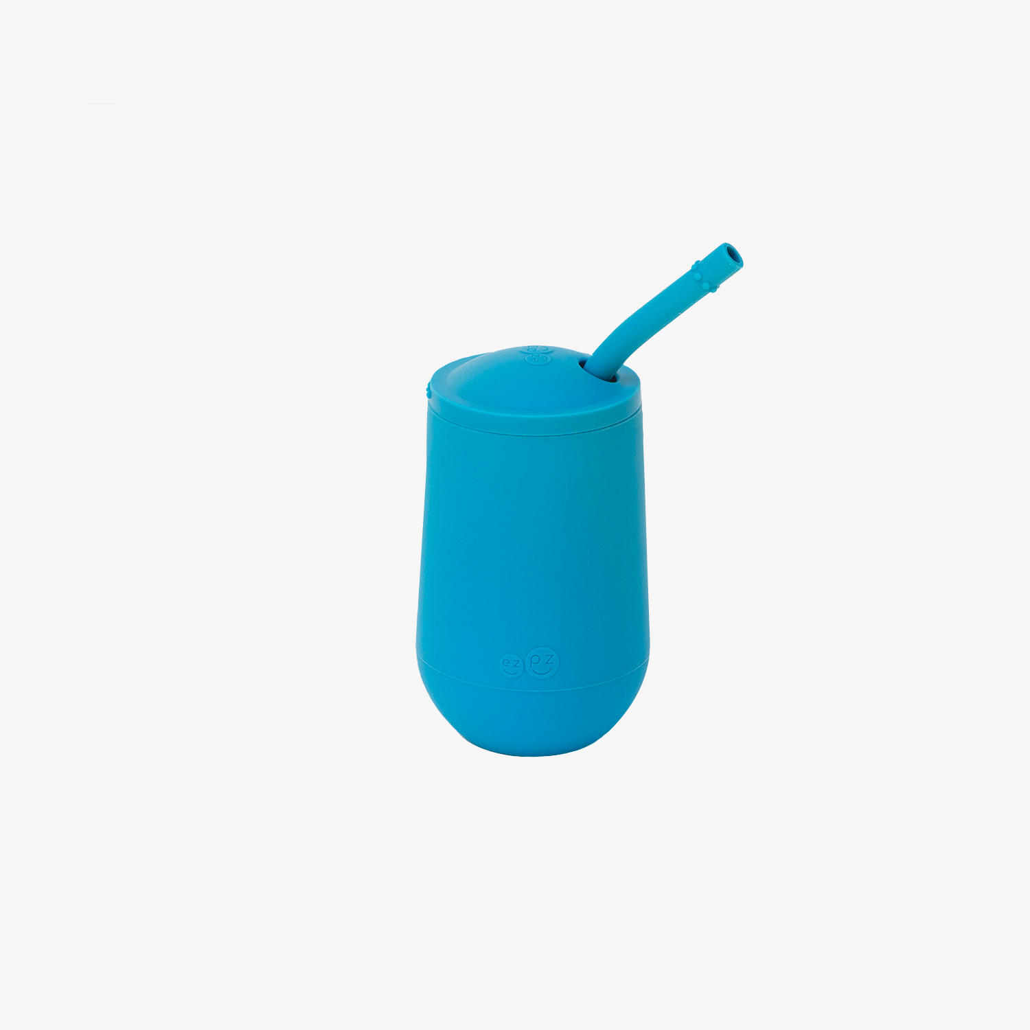 EZPZ Vaso con Popote Happy Azul