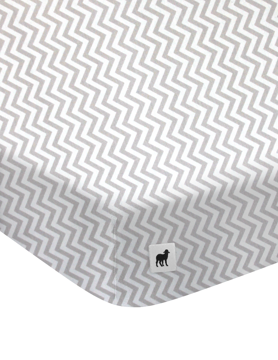 Juego para Cuna - 3 piezas - Chevron Gris