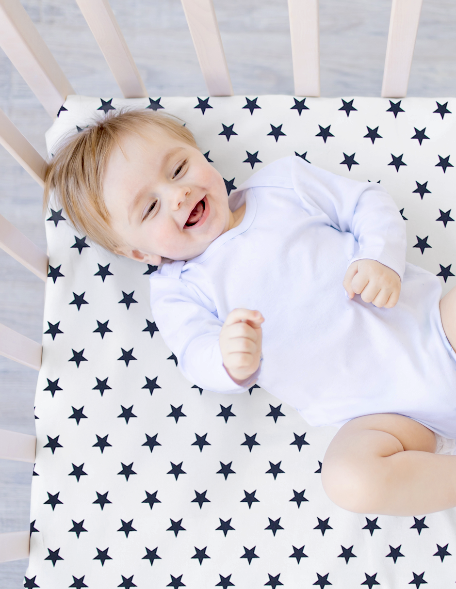 Sábana de Cajón para Cuna - Estrellas