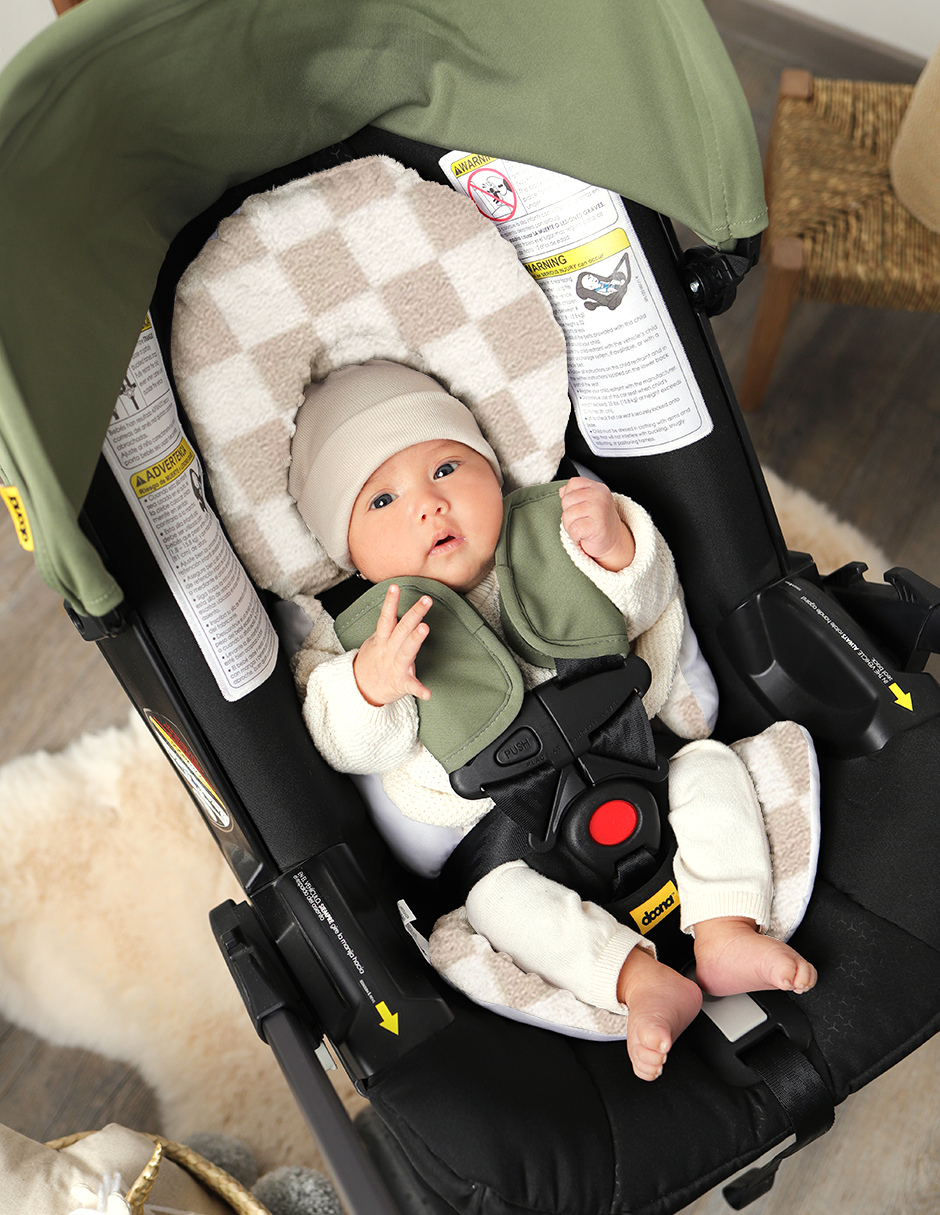 Cojín Posicionador para Porta Bebé - Cuadritos