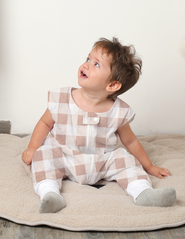 Saquito para Dormir para bebés con abertura para pies - Gingham