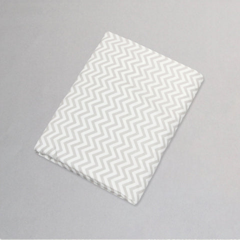 Sábana de Cajón para Colecho/Corral (74x110) - Chevron Gris