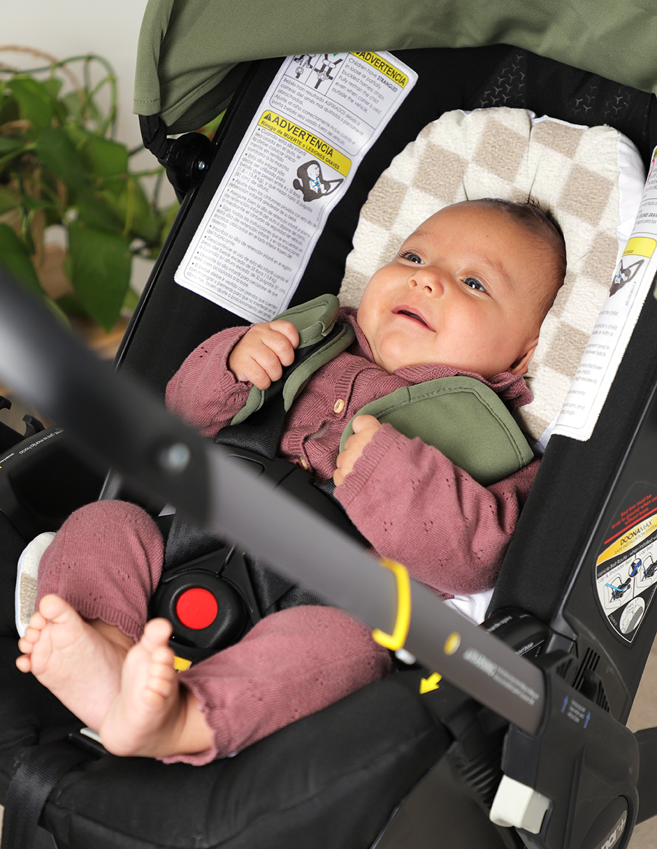 Cojín Posicionador para Porta Bebé - Cuadritos