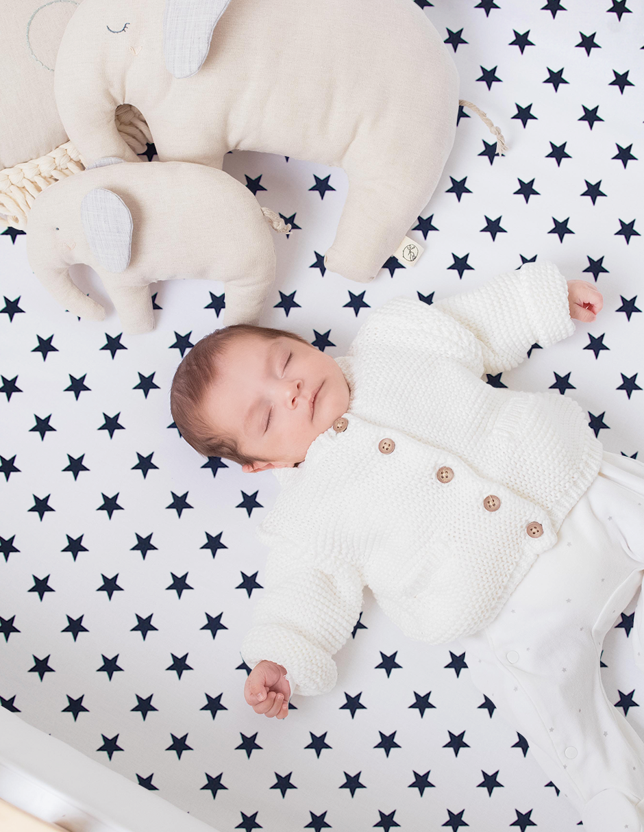 Sábana de Cajón para Cuna - Estrellas