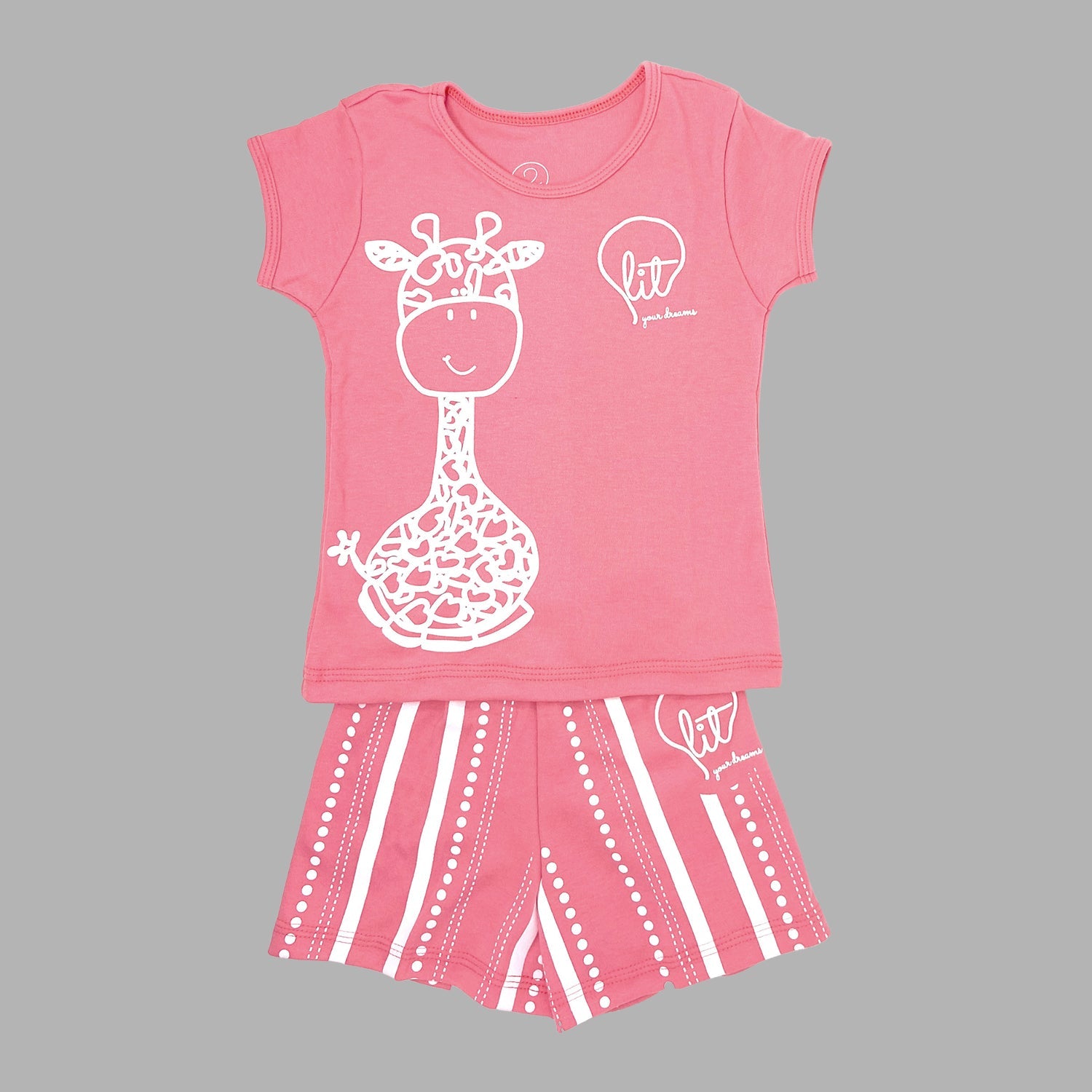 Pijama para Bebé Lori Rosa - 4 años