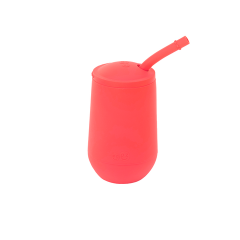 EZPZ Vaso con Popote Happy Coral
