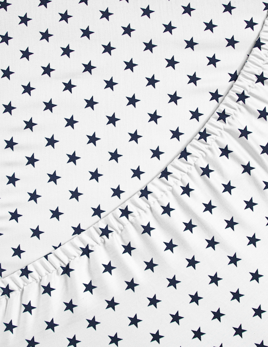 Sábana de Cajón para Cuna - Estrellas