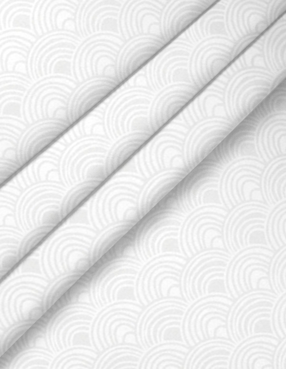 Juego para Cuna - con sábanas 100% Algodón - Arcos Gris - 3 piezas
