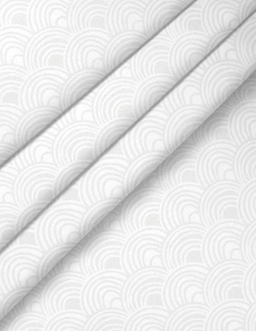 Juego para Cuna - con sábanas 100% Algodón - Arcos Gris - 3 piezas