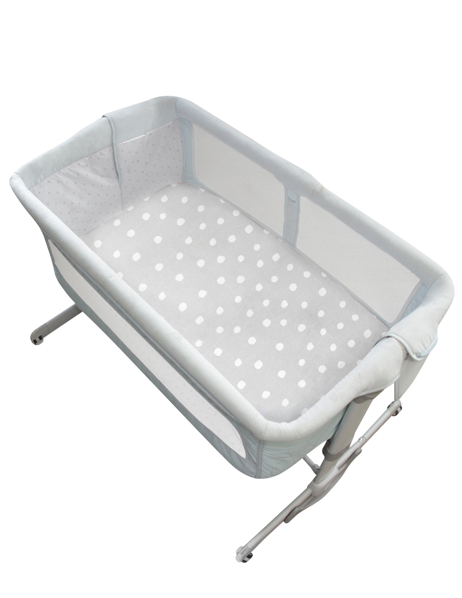 Set de 2 Sábanas de Cajón para Mini Colecho (50x90) - Lunares