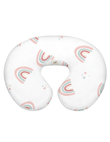 Funda para Cojín de Lactancia Arcoiris Love