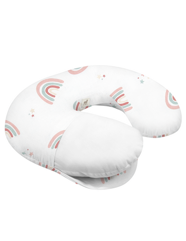 Funda para Cojín de Lactancia Arcoiris Love
