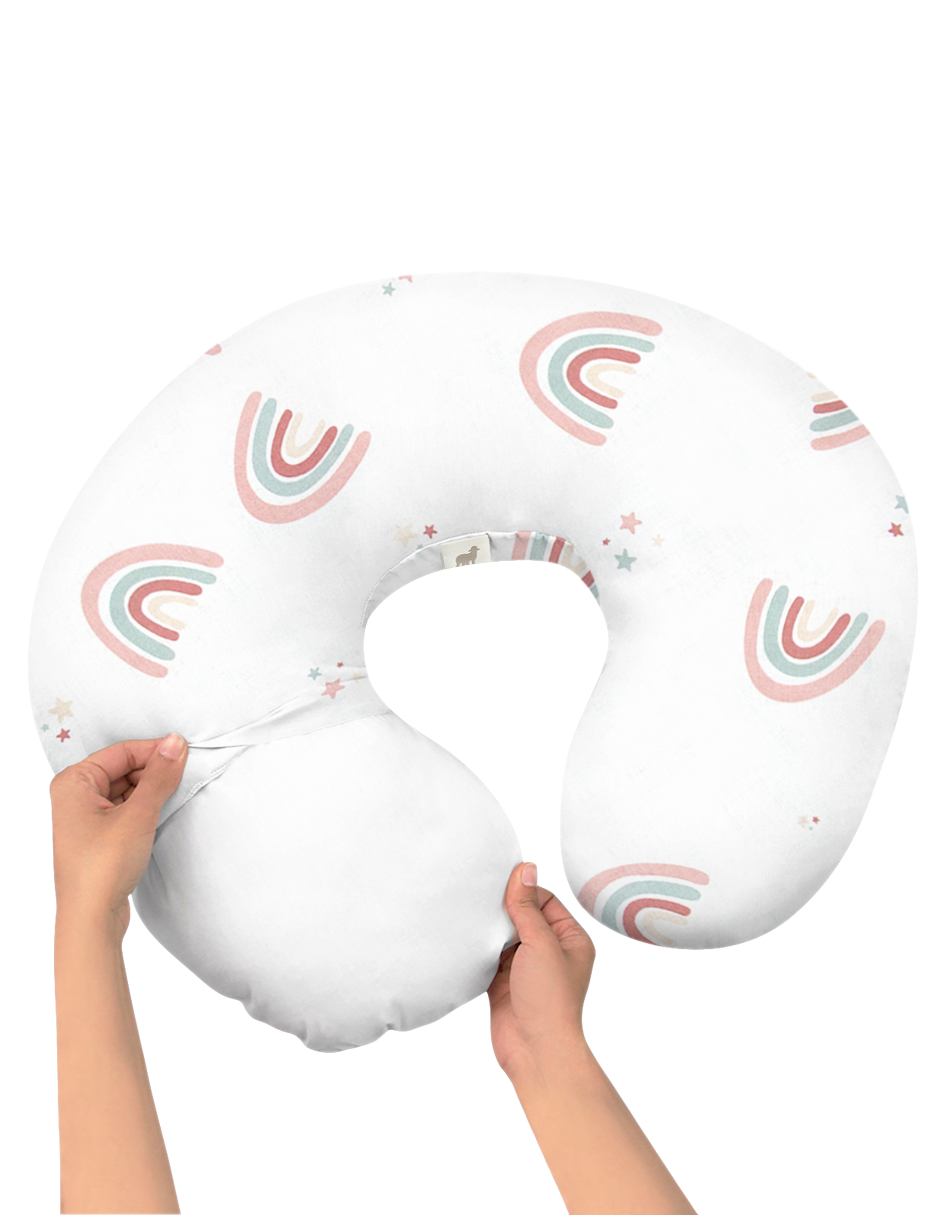 Cojín de Lactancia Arcoiris Love